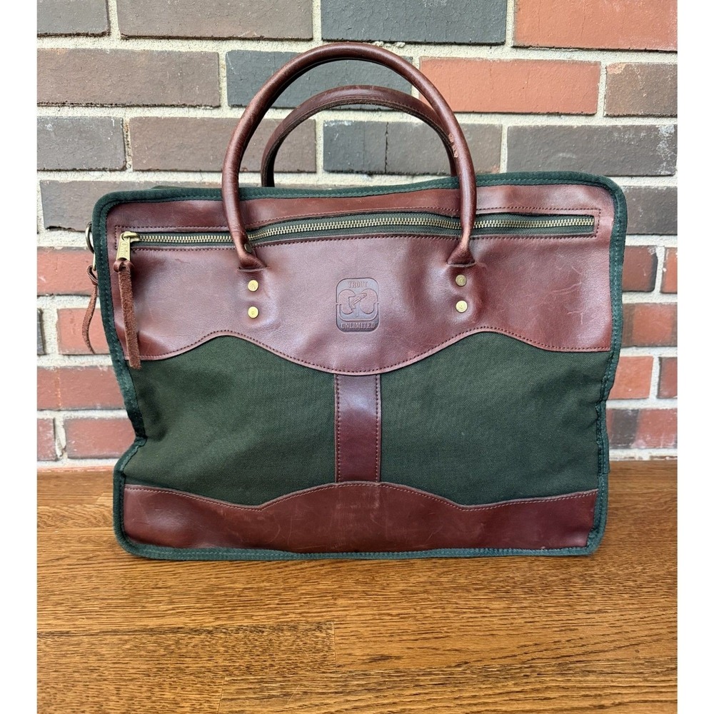 1990s USA-Made Vintage Orvis Battenkill Trout Unlimited Heritage Bag